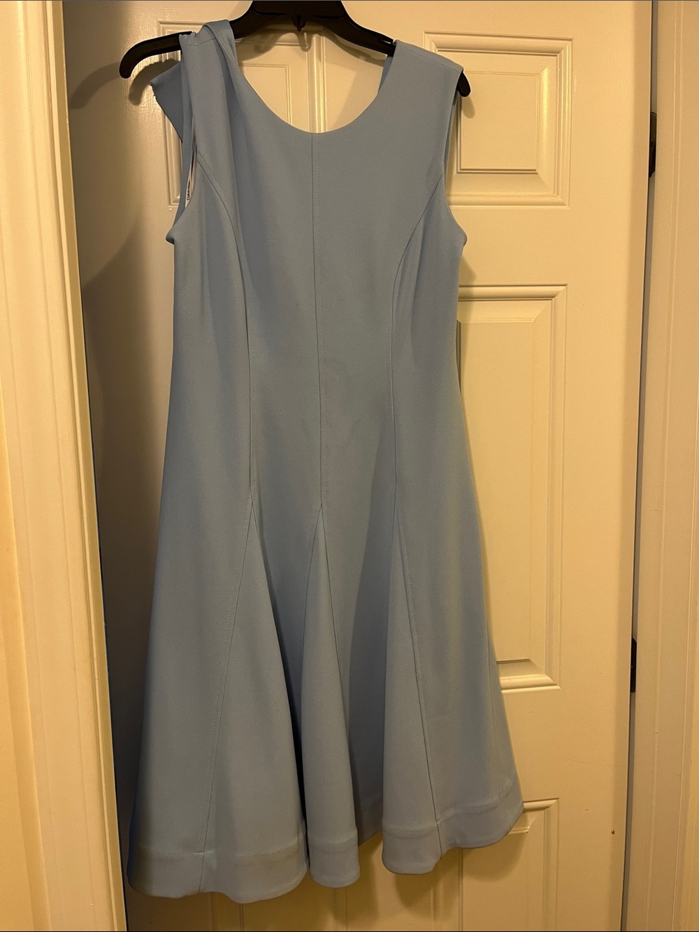 Calvin Klein Light Blue Sleeveless Midi Dress
